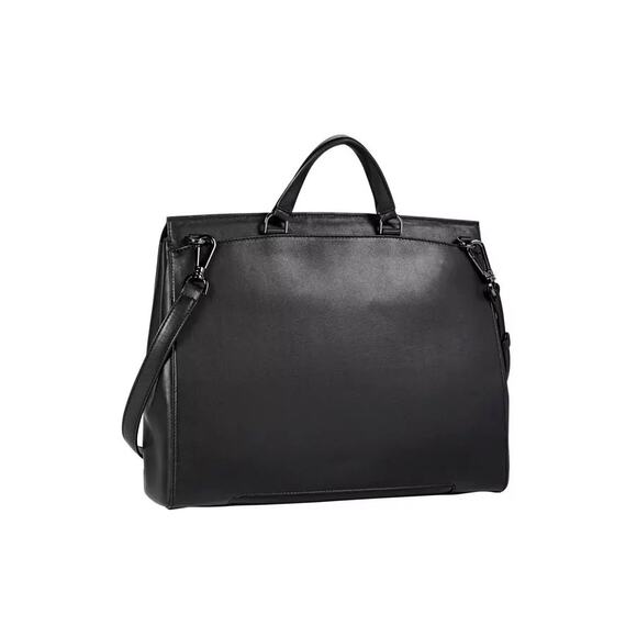 TUMI Mariella Collection Thalia Satchel In Black Calf Leather - Picture 2 of 13